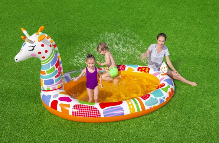 Piscina gonflabila pentru copii cu fantana 266 x 157 x 127 cm Gifara