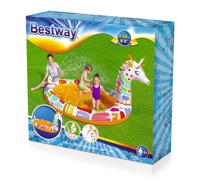 Piscina gonflabila pentru copii cu fantana 266 x 157 x 127 cm Gifara