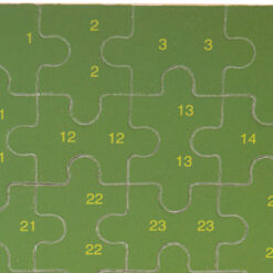 Puzzle educativ in cutie metalica cu 60 de piese - Animale salbatice