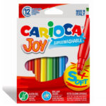 Set de 12 carioci cu varf subtire super lavabile, Carioca