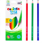 Set de 12 creioane colorate Carioca Tita