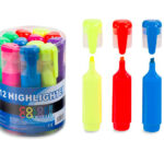 Set de 12 markere evidentiatoare in 6 culori