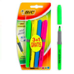 Set de 4 markere evidentiatoare BIC