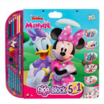 Set de pictura Giga Block Disney Minnie, 4 in 1, bloc de desen pentru fetite