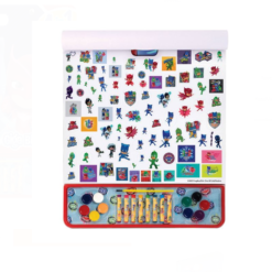 Set de pictura Giga Block PJ Masks, 4 in 1, bloc de desen pentru baietei, 3 ani+
