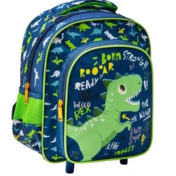 Ghiozdan pentru Gradinita tip troller, Dino, 27x10x30 cm