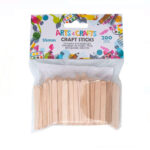 Set 200 de betisoare din lemn pentru activitati senzoriale si lucru manual