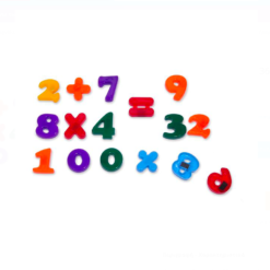 Set 36 cifre colorate magnetice