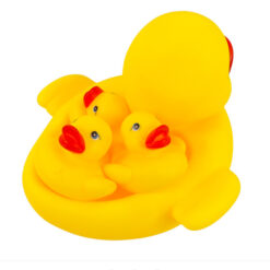 Set 4 ratuste, jucarie de baie, Mama si puii