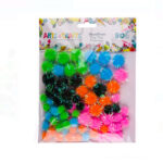 Set 80 pom-pom colorate pentru activitati senzoriale si lucru manual