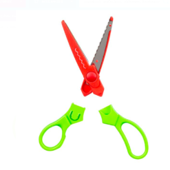 Foarfeca pentru hartie, cu protectie, 17 cm