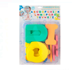 Jucărie de baie moale, din spuma, Litere 26 bucati