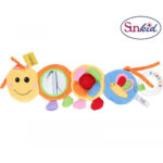 Jucarie zornaitoare de plus pentru patut si carucior - Omida Sunkid