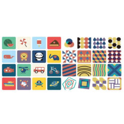 Set 16 carduri stimulare vizuala bebe, cartonase cu imagini color, interactive, 6-12 luni