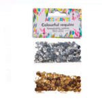 Set pentru activitati senzoriale, lucru manual, activitati artizanat, Paiete colorate