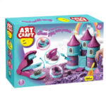 Joc creativ cu nisip kinetic, 750 grame, Castel