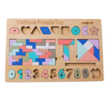 Puzzle educativ - Tetris din lemn, 3 ani
