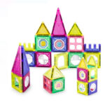 Set de constructie magnetic cu 34 de piese, 3 ani