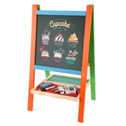 Tabla din lemn magnetica, cu 2 suprafete, tip Sevalet, 73 cm