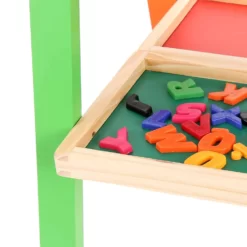 Tabla din lemn magnetica, cu 2 suprafete, tip Sevalet, 73 cm