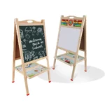 Tabla din lemn magnetica, cu 2 suprafete, tip Sevalet, 87 cm