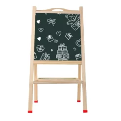 Tabla din lemn magnetica, cu 2 suprafete, tip Sevalet, 80 cm