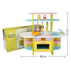 Bucatarie din lemn pentru copii, 48x42 cm 01