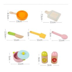 Bucatarie din lemn pentru copii, 48x42 cm 01