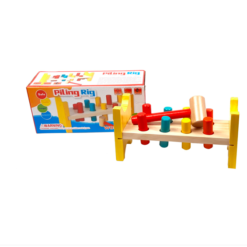 Joc de motricitate si dexteritate, banc cu ciocanel, 23x17 cm