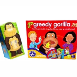 Joc educativ in limba engleza Maimutica lacoma 3 ani+