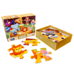 Puzzle de podea XL, 24 piese - Animale de la Circ