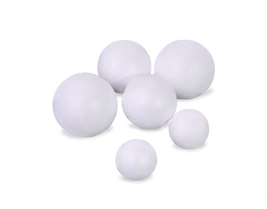 Set pentru activitati lucru manual si crafts, 6 bile din polistiren