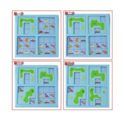Joc logica pentru copii - Labirint cu Animale Salbatice