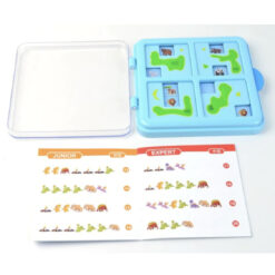 Joc logica pentru copii - Labirint cu Animale Salbatice