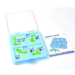 Joc logica pentru copii - Labirint cu Animale Salbatice