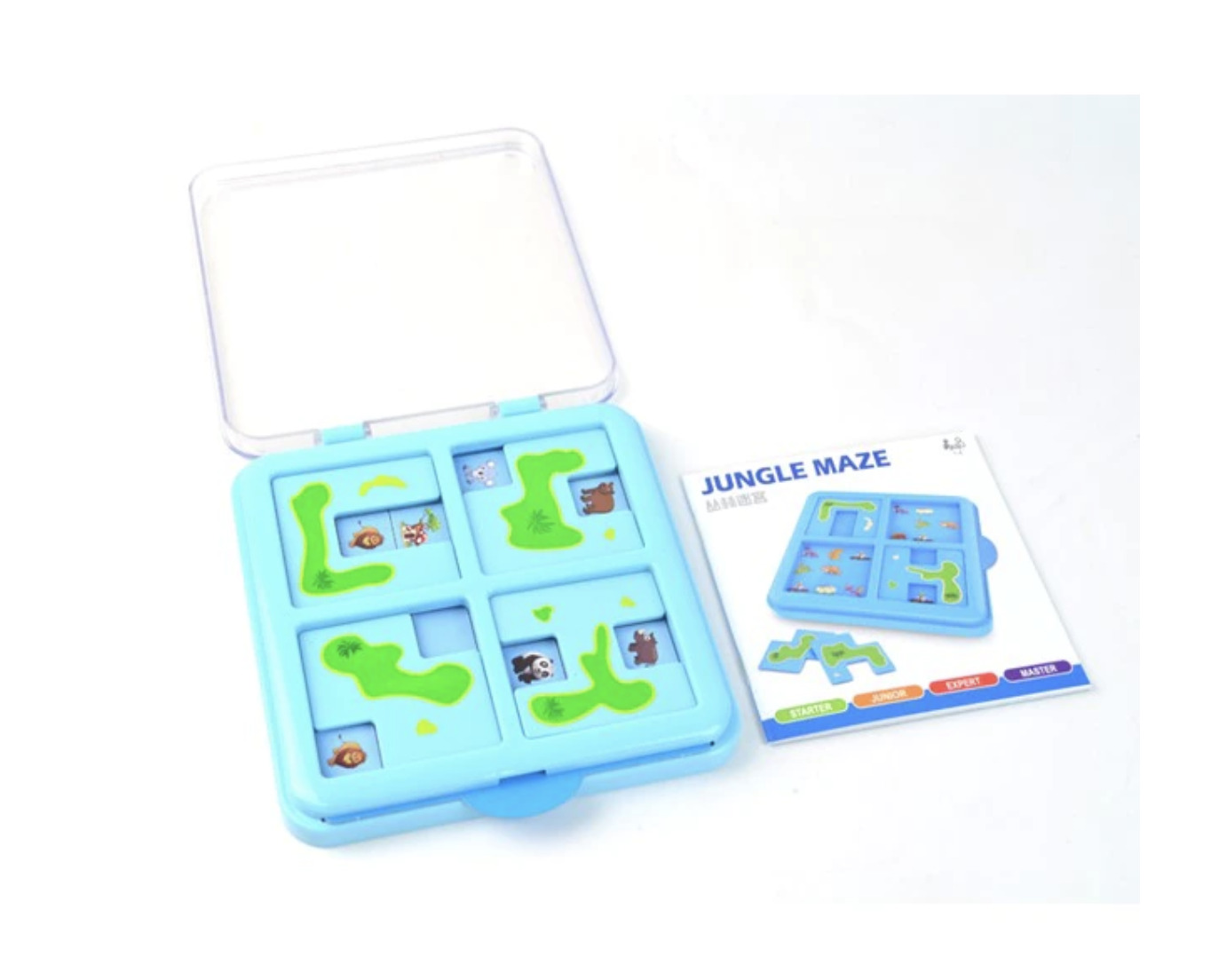 Joc logica pentru copii - Labirint cu Animale Salbatice