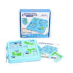 Joc logica pentru copii - Labirint cu Animale Salbatice