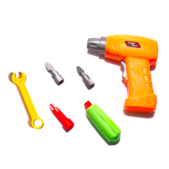 Set de constructie cu bormasina electrica, 181 piese