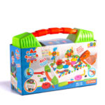 Set de constructie cu bormasina electrica, 181 piese