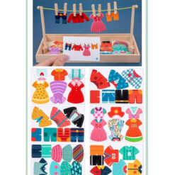 Imbraca Familia, joc educativ din lemn