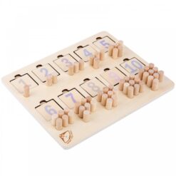 Joc Montessori multifunctional-Numaratoare cu pini