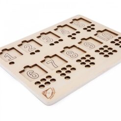 Joc Montessori multifunctional-Numaratoare cu pini