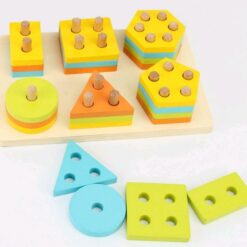 Joc Sortator forme geometrice pe 6 coloane