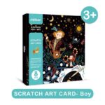 Joc creativ cu 8 planse de razuit, Mideer, Baieti