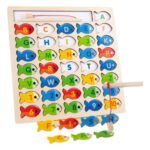 Joc magnetic de pescuit, Litere si cifre