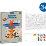 Poster de desenat 1170x812 mm America, Mideer