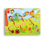 Puzzle educativ de asociere cu labirint, Insecte