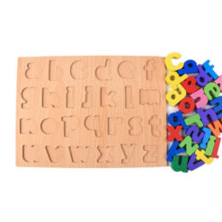 Puzzle educativ din lemn, alfabet 03
