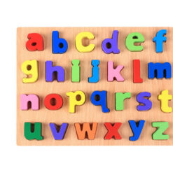 Puzzle educativ din lemn, alfabet 03