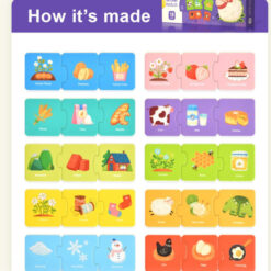 Set Puzzle de asociere cu 3 piese, Mideer